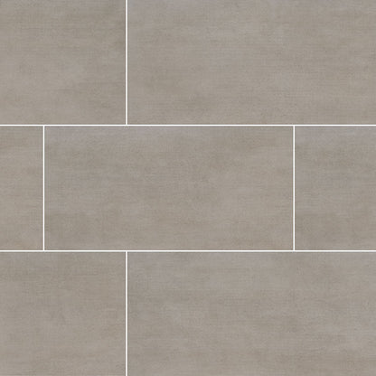 MS International Gridscale 12" x 24" Matte Gris
