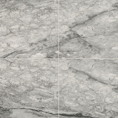 MS International Kaya 24" x 24" Polished Onda Gray