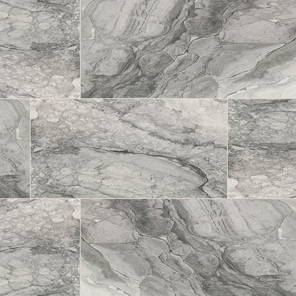 MS International Kaya 24" x 48" Polished Onda Gray