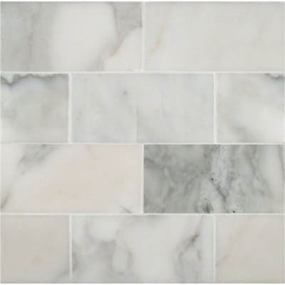 MS International Natural Stone Marble 3" x 6"  Calacatta Gold