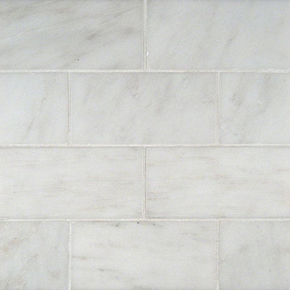 MS International Natural Stone Marble 3" x 6"  Arabescato Cararra