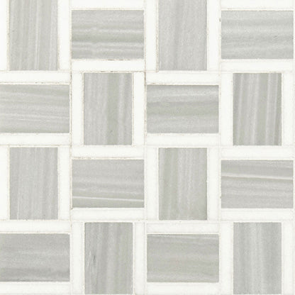 MS International Decorative Mosaic 12" x 12" Geometric Peoria