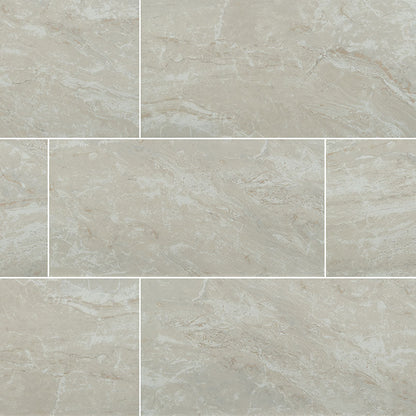 MS International Onyx 12" x 24" Polished Ivory