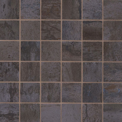 MS International Oxide 2" x 2" Mosaic Matte Iron