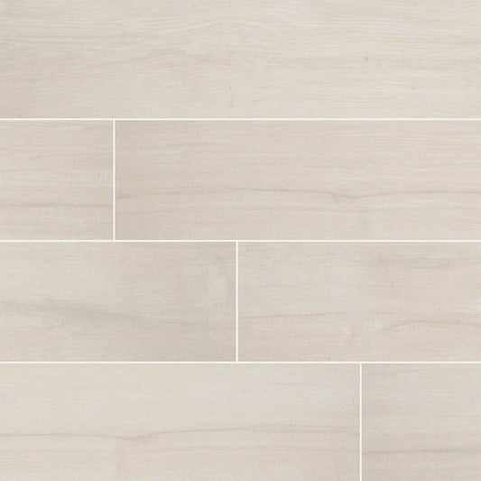 MS International Palmetto 6" x 36" Matte Bianco