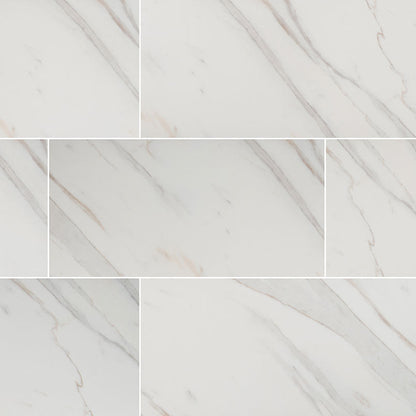 MS International Pietra 12" x 24" Matte Calacatta