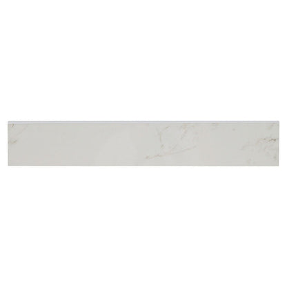 MS International Pietra 3" x 18" Bullnose Matte Carrara