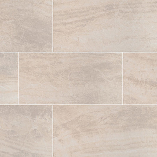 MS International Praia 24" x 48" Polished 9.6mm Crema