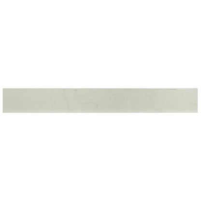 MS International Praia 3" x 24" Bullnose Matte 9.9mm Carrara