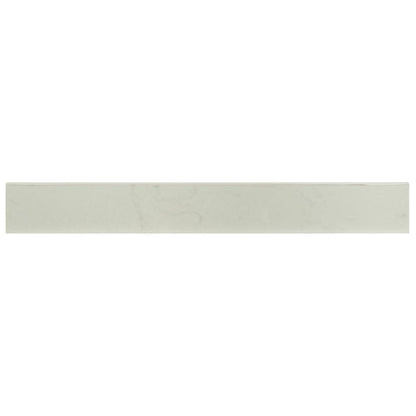 MS International Praia 3" x 24" Bullnose Polished Carrara