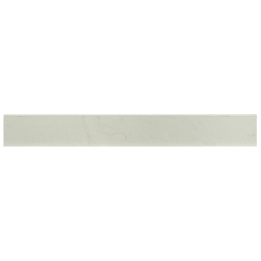 MS International Praia 3" x 24" Bullnose Polished Carrara