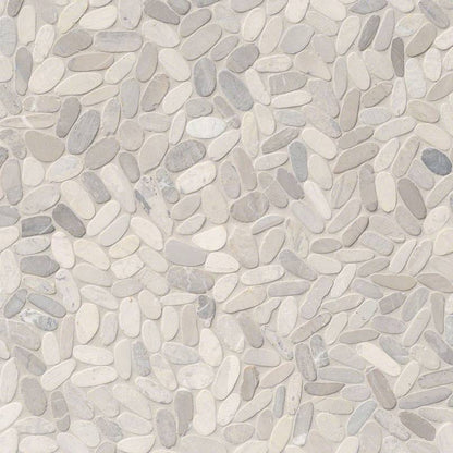 MS International Rio Lago 12" x 12" Pebble Sliced Truffle