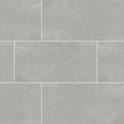 MS International Sande 12" x 24" Porcelain Polished Grey