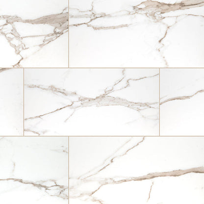 MS International Savoy 12" x 24" Porcelain Matte Crema