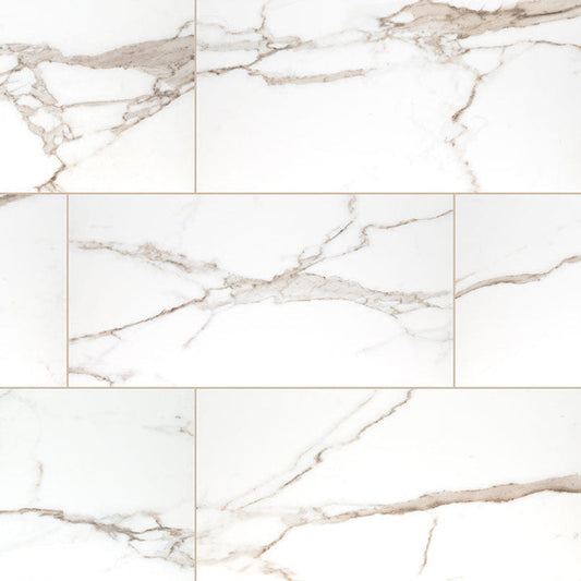 MS International Savoy 12" x 24" Porcelain Matte Crema