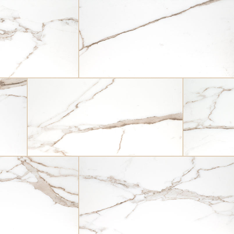 MS International Savoy 24" x 48" Porcelain Matte Crema