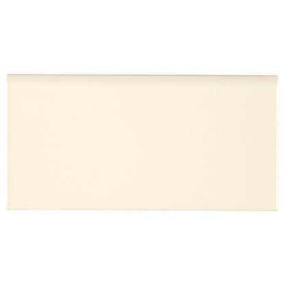 MS International Domino 3" x 6" Bullnose Almond 