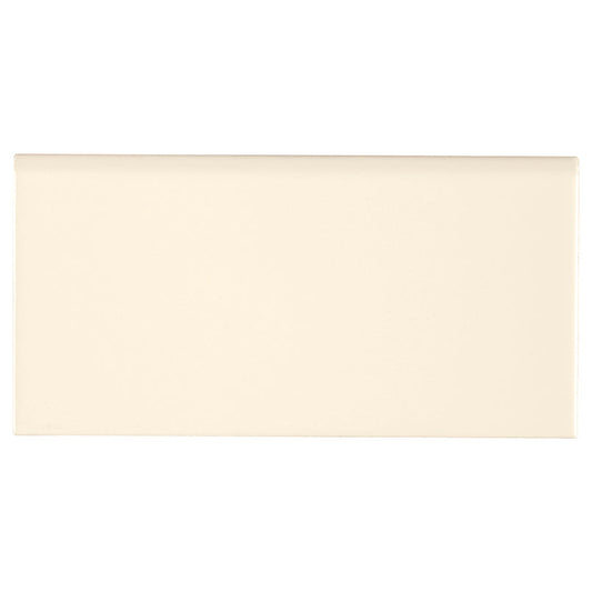 MS International Domino 3" x 6" Bullnose Almond 