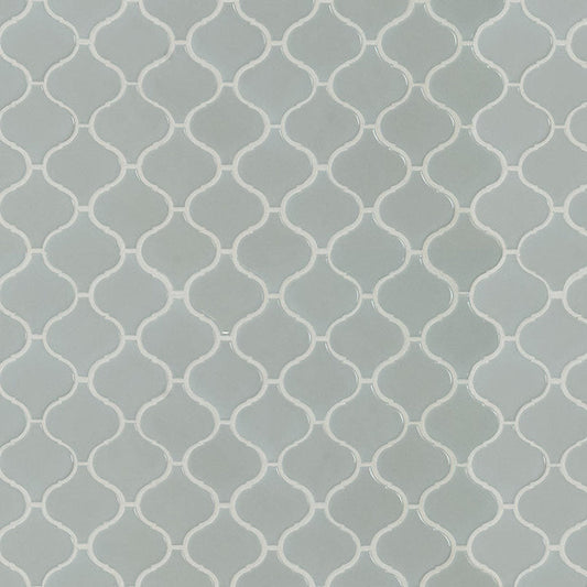 MS International Domino 12" x 12" Arabseque Gray