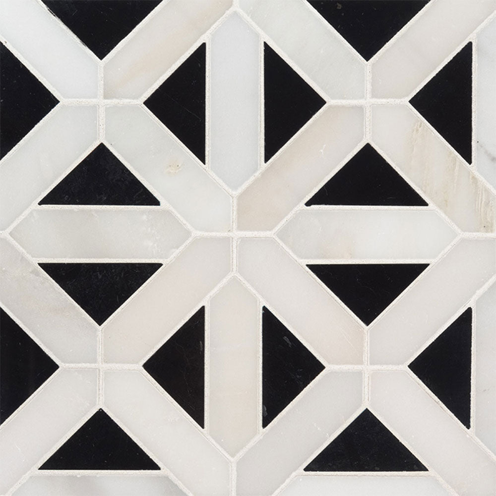 MS International Decorative Mosaic 12" x 12"  Retro Fretwork