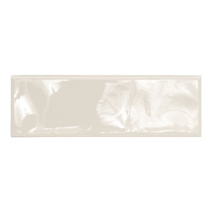 MS International Urbano 4" x 12" Glossy Bullnose Crema