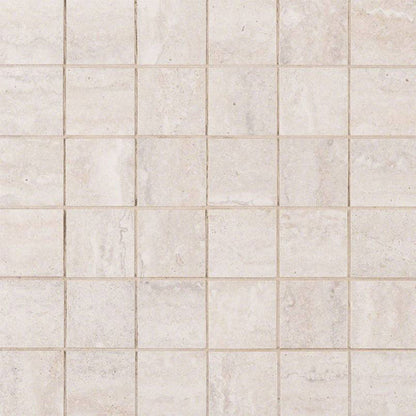 MS International Veneto 12" x 12" Mosaic 2" x 2" White