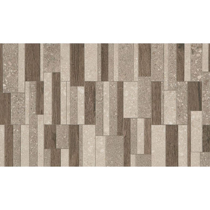 Daltile Museo 12'' x 24'' Rectangle Matte Grey Mix
