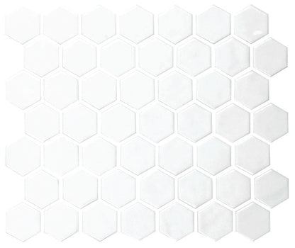 Marazzi Artezen 1.5" Hexagon Elegant White
