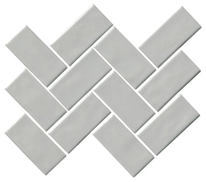 Marazzi Artezen 2" X 4" Herringbone Ideal Gray