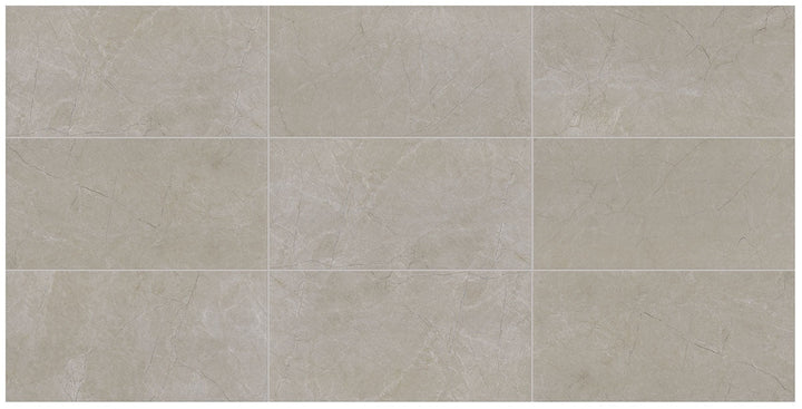 Marazzi Classentino Marble 8" X 24" Matte Coliseum Gray
