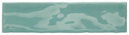 Marazzi Costa Clara 3" X 12" Undulated Caribbean Teal