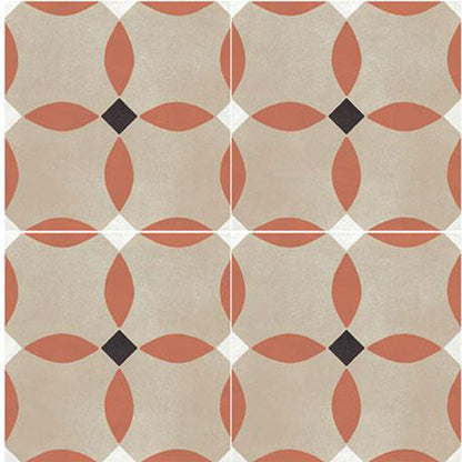 Marazzi D Segni Color 8" X 8" Deco Monarch