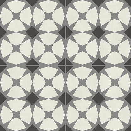 Marazzi D Segni 8" X 8" Deco Starlit Smoke Blend