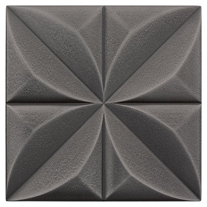 Marazzi Geometal 6" X 6" Floret Gunmetal