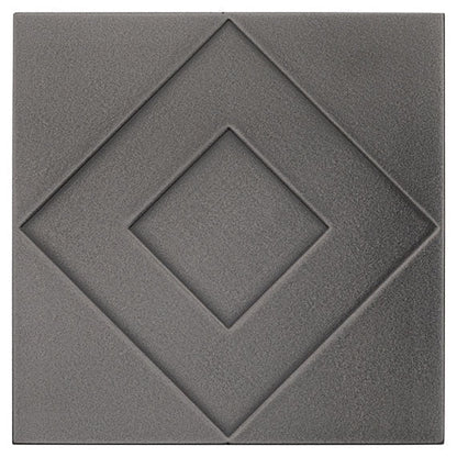 Marazzi Geometal 6" X 6" Geometric Gunmetal