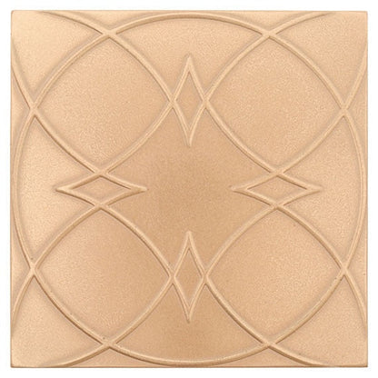 Marazzi Geometal 6" X 6" Ornamental Champagne Gold