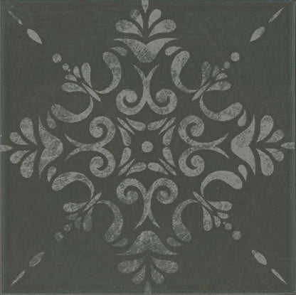 Marazzi Moroccan Concrete 8" X 8" Deco Aziza - Terra Cotta