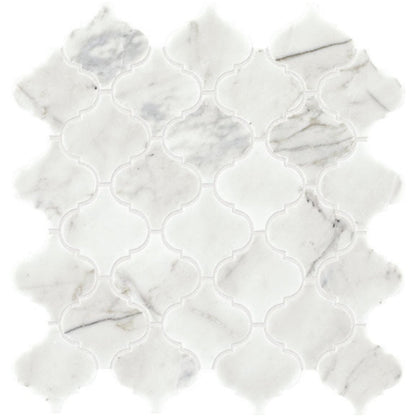Daltile Marble 3" X 3" Baroque Venetian Calacatta