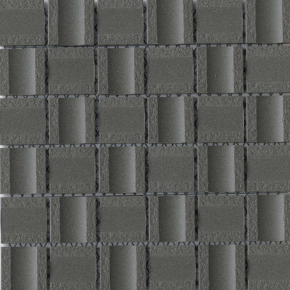 Emser Modan 12"x12" Mosaic 1.85"X1.85" Matte Black
