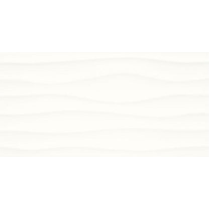 Daltile Multitude 12" X 24" Wave Origami White