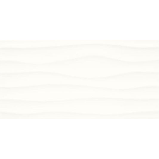 Daltile Multitude 12" X 24" Wave Origami White