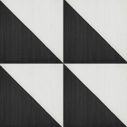 Marazzi Scenario 8" X 8"  Nero Triangle