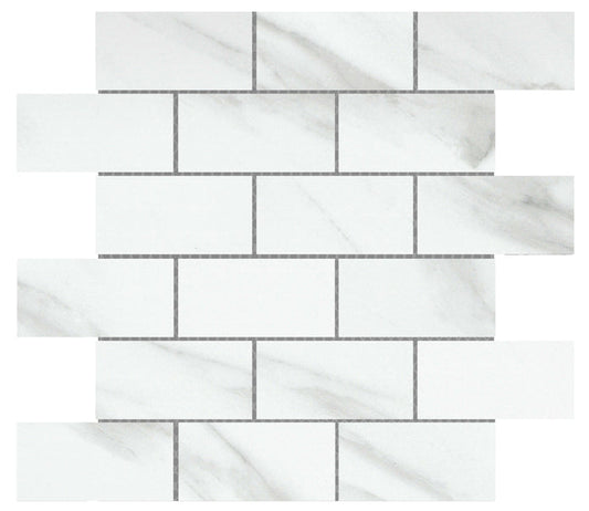 Emser Nobleza 12"x12" Off-set Mosaic 2"x4" Matte Astrga