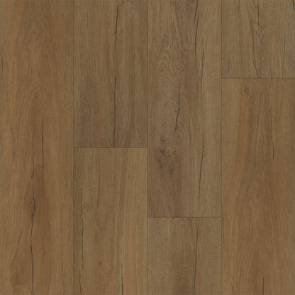 Happy Feet Perseverance 9" x 60" 6.5mm 20 mil  Stabilicor Plus (SPC) Tawny