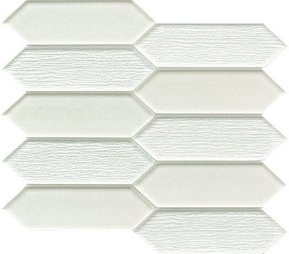 Emser Picket 9"x11" Picket Mosaic 1.81"X6.30" White
