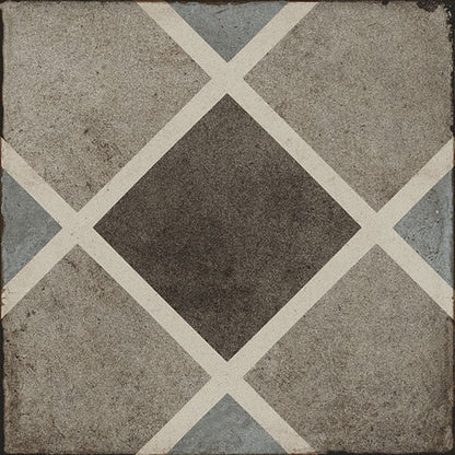 Daltile Quartetto 8" X 8" Deco Cool Rombo