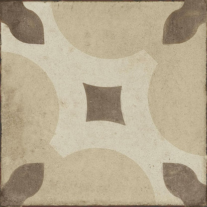 Daltile Quartetto 8" X 8" Deco Warm Piccolo Fiore