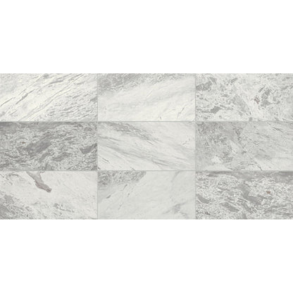 Daltile  Raine 12" X 24" Polished Stratus White