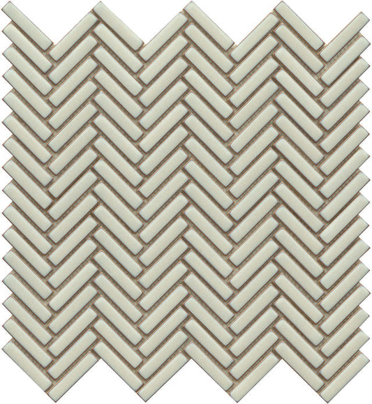 Emser Regala 11"x11" Mini Herringbone Mosaic 1"x2" Polished Bequest