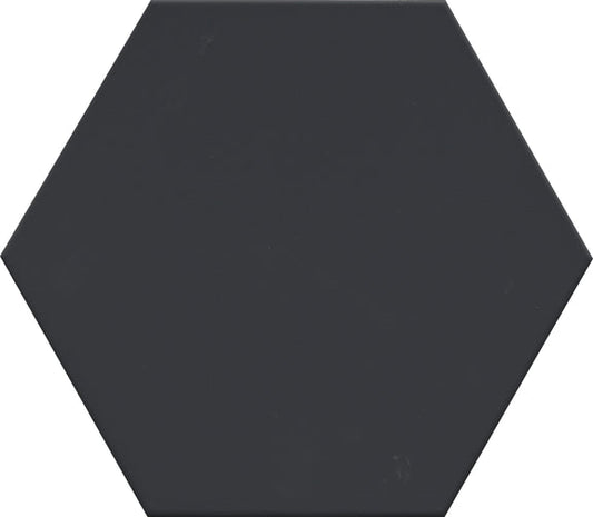 Emser Rhythm 19" X 22" Hexagon  Black